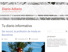 Tablet Screenshot of diarioadiario.com.do